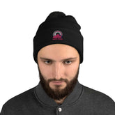 Good Vibes Pom-Pom Beanie Hat, Hats, $ 26.00, A Moment Of Now™